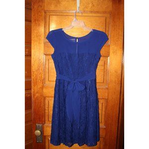 Royal blue lace dress. Dress Barn
